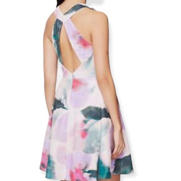 RACHEL Rachel Roy Splash Taffeta Fit & Flare Dress Size 6 - Picture 3 of 9